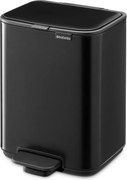 Matne čierny pedálový oceľový odpadkový kôš 4 l Bo – Brabantia