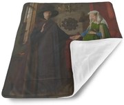 Sablio Deka pre bábätko Svadba manželov - Jan van Eyck - 80x100 cm