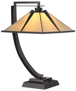 Quoizel QZ-POMEROY-TL - Stolná lampa POMEROY 1xE27/60W/230V
