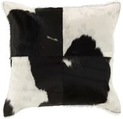 Kožený vankúš s výplňou Cow - 45 * 45cm