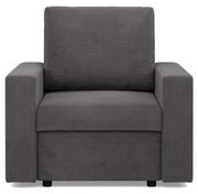 Kreslo NEO Poso tmavosivé