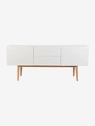 Zuiver High On Wood 2DR 2DO biela komoda