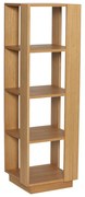 Knižnica v dekore duba v prírodnej farbe 45x140x45 cm Merge – Hübsch