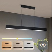 Brilagi - LED Luster na lanku SLEEKLINE LED/40W/230V 3000/4500/6000K čierna