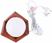 Soľná lampa Mesiac