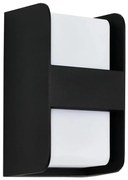 Telefunken 321005TF - Vonkajšie nástenné svietidlo 1xE27/12W/230V IP44 čierna