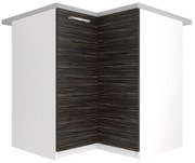 Kuchynská skrinka Belini spodná rohová 90 cm eben kráľovský s pracovnou doskou  TOR SNP90/2/WT/HK/0/P