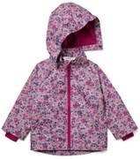 Detská termobunda do dažďa s flísovou podšívkou, kvietkovaná