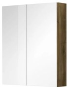 Mereo Mereo, Kúpeľňová galérka 60 cm, zrkadlová skrinka, 2x dvere, MER-CN716GH