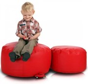 Sedací vak Classic červená 50L ekokoža TiaHome