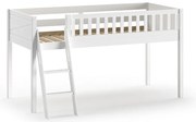 Detská vyvýšená postel Scott biela 90x200cm
