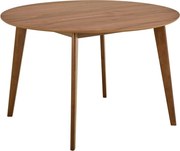 Okrúhly jedálenský stôl Roxby 120 cm orech