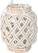 Lampáš 16x20 cm, biela prírodná%