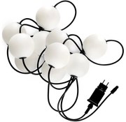 LED Vonkajšia dekoratívna reťaz 10xLED/0,8W/230V IP67 7,7 m