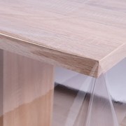 Priehľadný PVC obrus hladký bez vzoru tl. 0,20 mm PV-159 - metráž š. 140 cm