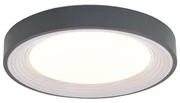 Moderné stropné svietidlo sivé s bielou farbou 38 cm vrátane LED stmievateľné RGB - Kanton