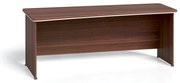 Rohový kancelársky písací stôl ARRISTO LUX, 200x90 cm, ľavý, orech