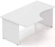 Ergonomický stôl Visio 160 x 100 cm, ľavý, biela