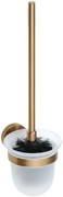 Sapho Sapho, X-ROUND COPPER WC kefa závesná, mliečne sklo, medená matná, XR303PG