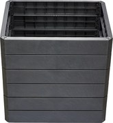 Garantia Ergo Quadro Vysoký záhon Stone M, plast, 60 × 80 × 75 cm, antracit