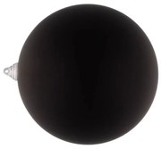 DECOLED Plastová guľa, d. 20 cm, čierna, matná