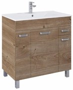 Kúpeľňová zostava Uno 80 3D1S dub canela