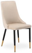 Jedálenská stolička VERMONT zamatová, béžová