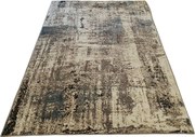 Moderný koberec Luxess 89-Navy v sivo-modrej farbe Rozmer: 80x150 cm