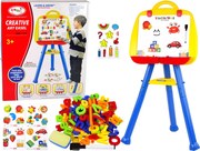 LEAN Toys Stojaca magnetická tabuľa Pen Blue