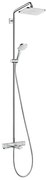 Hansgrohe Croma E, Showerpipe 280 1jet s vaňovým termostatom, chrómová, HAN-27687000