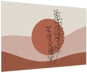 Obraz - Boho listy N⁰1 (90x60 cm)