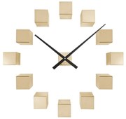 Karlsson KA5974GD dizajnové nástenné nalepovacie hodiny zlatá, pr. 80 cm