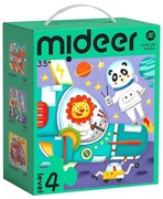 Mideer Puzzle LEVEL UP! 04: Dopravné prostriedky