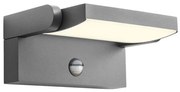 Redo 90587 - LED vonkajšie svietidlo so senzorom FLIP LED/20W/230V 3000K IP54 antracit