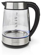 Nedis KAWK320EGS - Rýchlovarná kanvica 1,7 L 2200W/230V