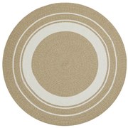 Koberec Hanse Home Braided Trenzado krémový / béžový kruh