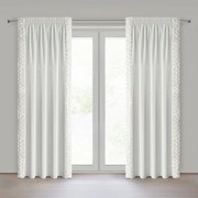 ZATEMŇOVACÍ ZÁVES NA PÁSKE EVA MINGE ROSES14 140X270 CM KRÉMOVÁ