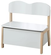 Biela detská lavica – Roba