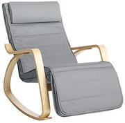 Hojdacie kreslo SONGMICS LYY010G01 - sivé