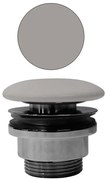 GSI, GSI umývadlová výpust 5/4", neuzatvárateľná, keramická krytka, 5-65mm, tortora mat, PVC05