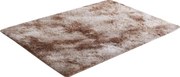 TZ Béžový obdĺžnikový shaggy koberec Ombre Rozmer: 60x90 cm