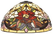 Tiffany vitrážové tienidlo na lampu kolekcia LILY Ø25