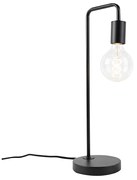Moderná stolná lampa čierna - Facil