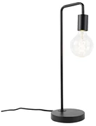 Moderná stolná lampa čierna - Facil