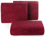 FROTÉ UTERÁK SMOOTH 50X100 CM BORDOVÁ