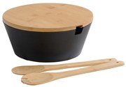 Kesper 92524 Misa na šalát s príborom a vekom, čierna, pr. 26 cm