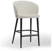 NERO OLD ČALÚNENÁ BAROVÁ STOLIČKA NA MIERU nízka barová stolička