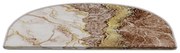 Nášľapy na schody vo svetlohnedo-krémovej farbe v súprave 16 ks 20x65 cm Golden Marble – Vitaus