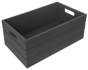 Orion Drevená debnička, antracitová, 26 x 16 x 11​ cm, S