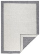 Obojstranný koberec Hanse Home Twin Panama sivý / krémový